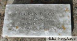 Pfc Floren D Fox