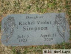 Rachel Violet Simpson