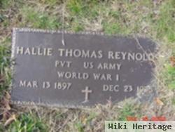 Pvt Hallie Thomas Reynolds