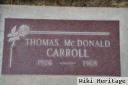 Thomas Mcdonald Carroll