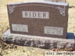 Katherine H Miller Rider