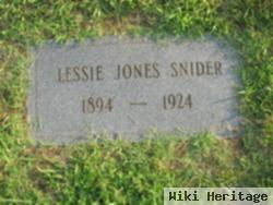 Lessie Jones Snider