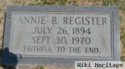 Annie B. Register