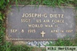 Sgt Joseph G Dietz