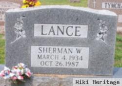 Sherman W Lance