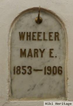 Mary E Wheeler