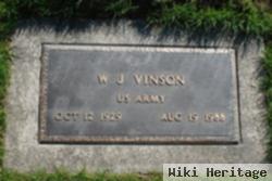 W J Vinson