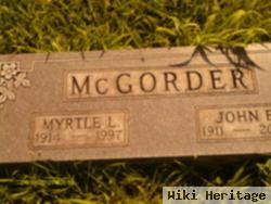 Myrtle Lavern Williams Mcgorder