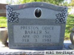 Preston Odice Barker, Sr