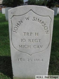 John W Simpson