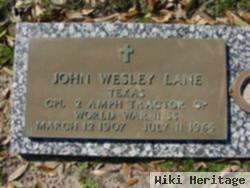 John Wesley Lane