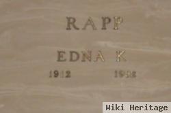 Edna K Rapp