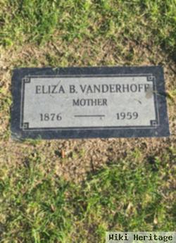 Sarah Eliza Vanderhoff