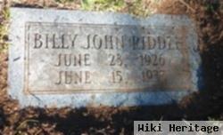 Billy John Riddle