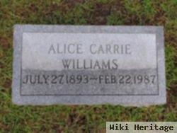 Alice Carie Williams