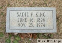 Sadie P. King