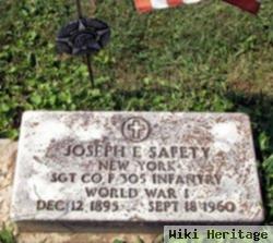 Sgt Joseph Edward Sabatino Safety