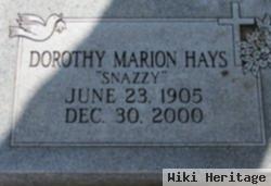 Dorothy Marion "snazzy" Hoey Hays