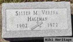 Sister M Verena Hageman