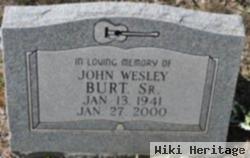 John Wesley Burt, Sr