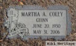 Martha A. Coley Guinn