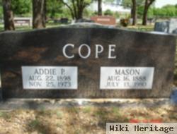 Addie Parthenia Mcdaniel Cope