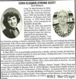 Cora Eleanor Strong Scott