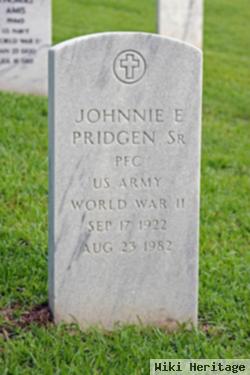 Pfc Johnnie Ellis Pridgen, Sr