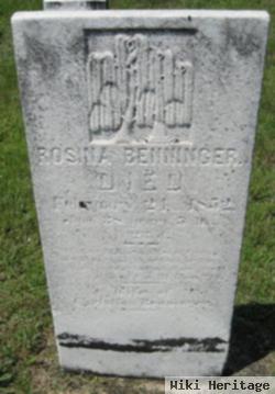 Rosina Weaver Benninger