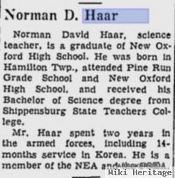 Norman David Haar