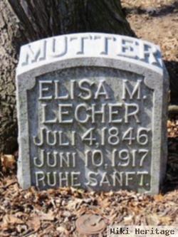 Elisabeth M. "elisa" Meyer Lecher