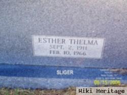 Esther Thelma Sliger