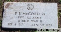 F. B. Mccord, Sr