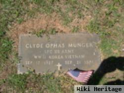 Clyde Ophas Munger