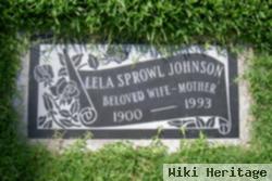 Lela Christine "lee" Newton Sprowl Johnson