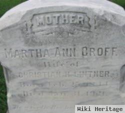 Martha Ann Groff Lintner