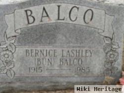 Bernice "bun" Lashley Balco