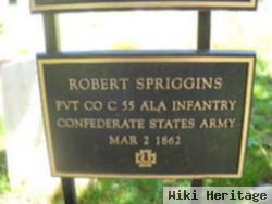 Pvt Robert Spriggins