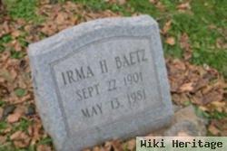 Irma H Baetz