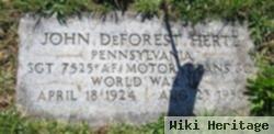 Sgt John Deforest Hertz