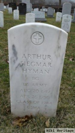 Bg Arthur Siegmar "art" Hyman