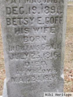 Betsey E Goff Rowley