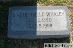 Mattie Tolle Whaley