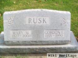 Mary M Rusk