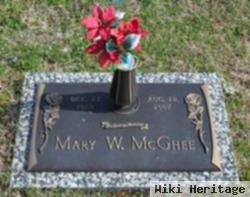 Mary W Mcghee