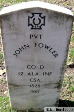 Pvt John Fowler