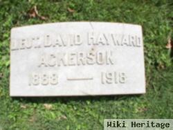 Maj David Hayward Ackerson