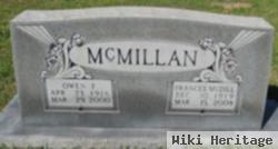 Frances Earline Mcdill Mcmillan