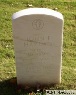 John F Harlan