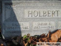 Sarah Ann Josephine "sallie" Clevenger Holbert